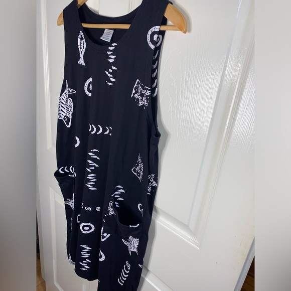 Fish Sundress, Nautical Fish Dress,
Beach Coverup, Mermaid Women’s Size Large - Picture 4 of 7